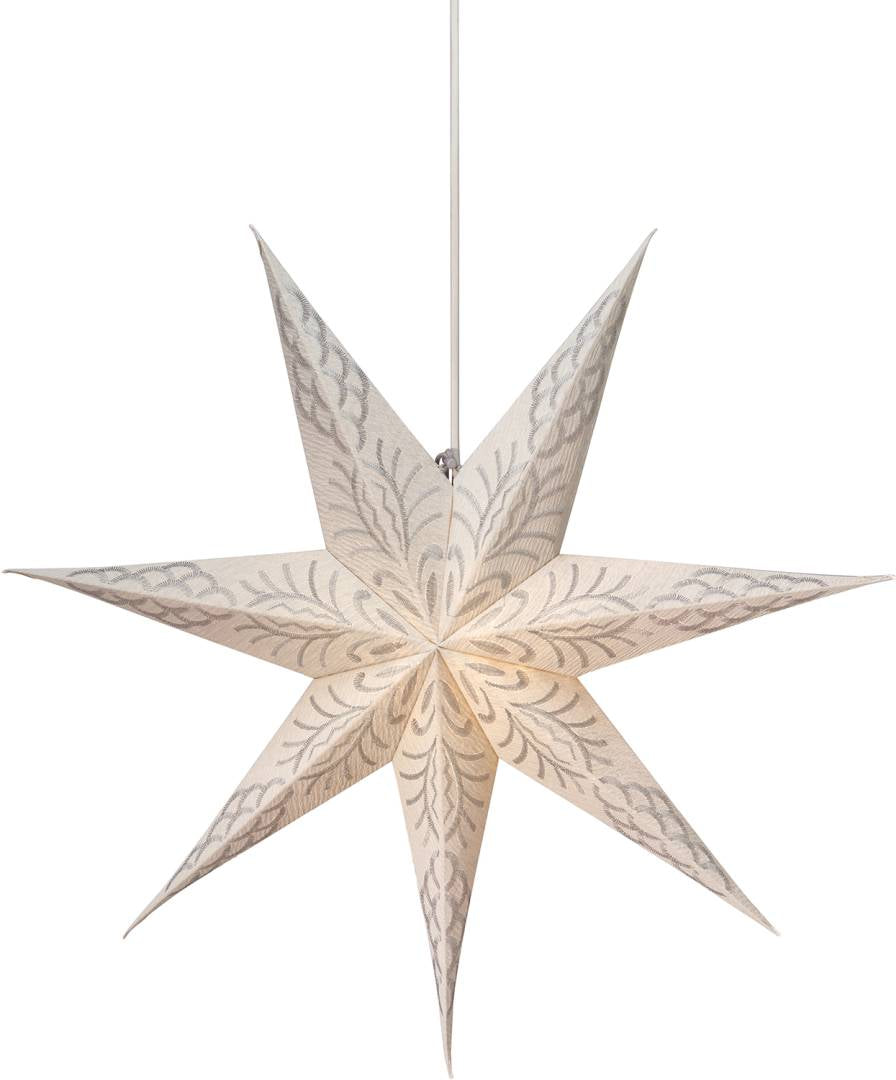 Celeste pappersstjärna silver/grå 60 cm