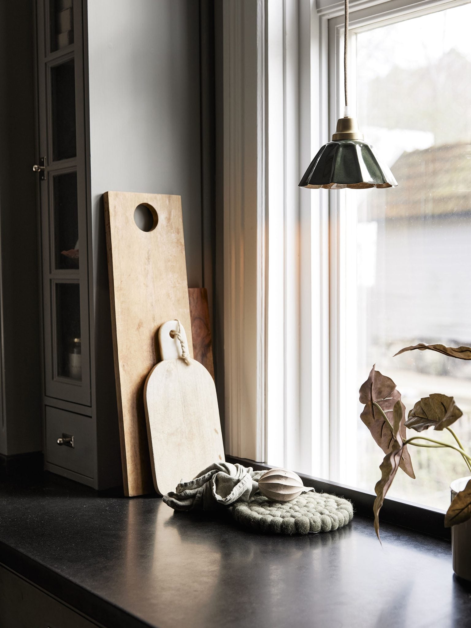 PR Home Ester ikkunavalaisin tummanvihreä 17cm
