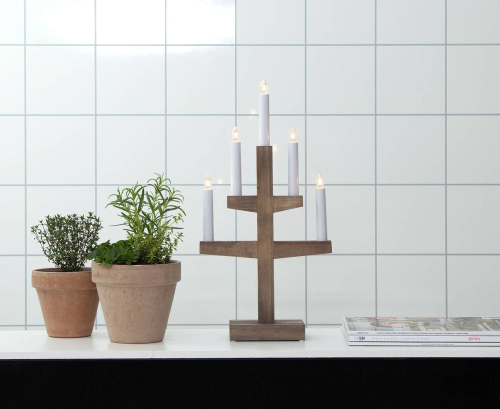 Star trading Trapp 5L kynttelikkö ruskea