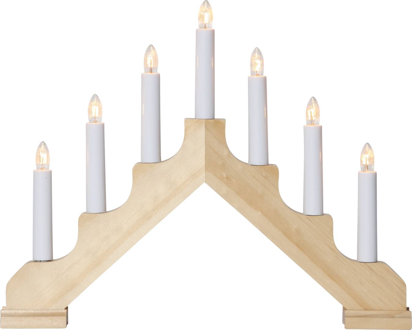 Ada ljusstake träfärgad