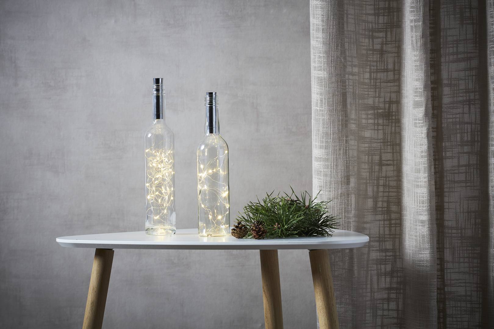 Dew Drop Tube-lampset 40L silver 200 cm