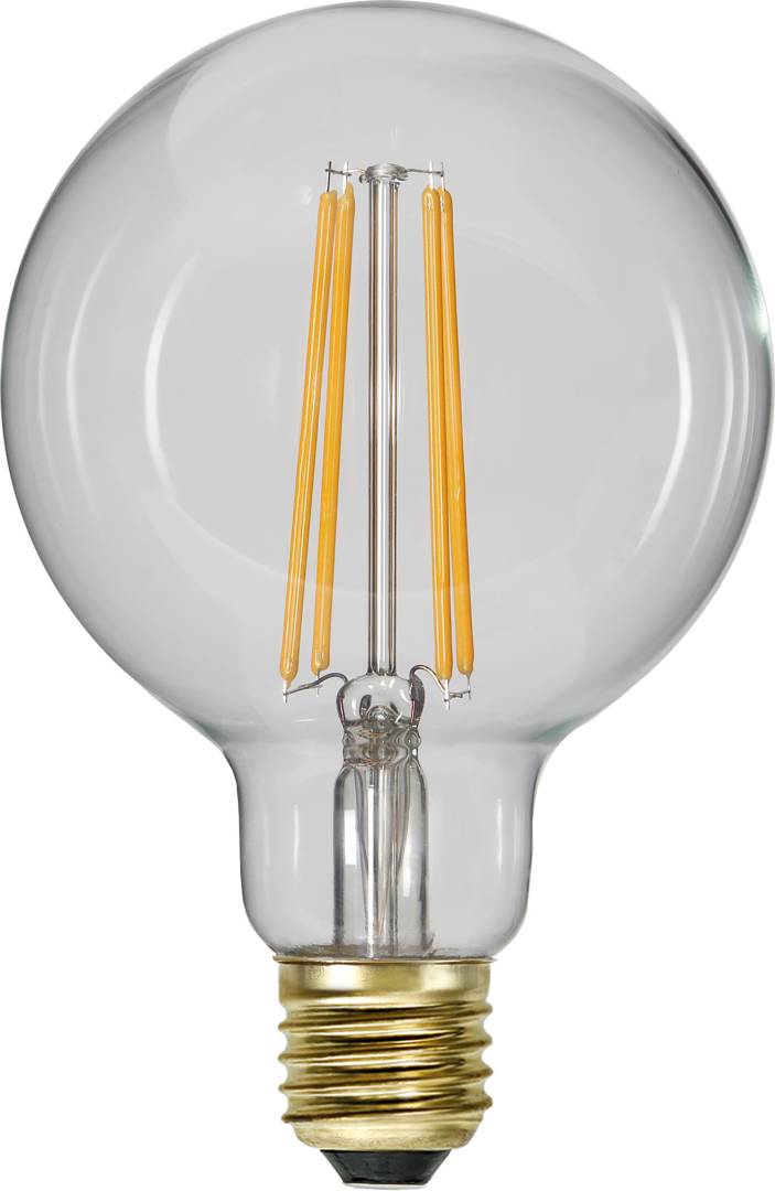 LED-lampa E27 G95 Soft Glow 3-stegsdimmer 2100K