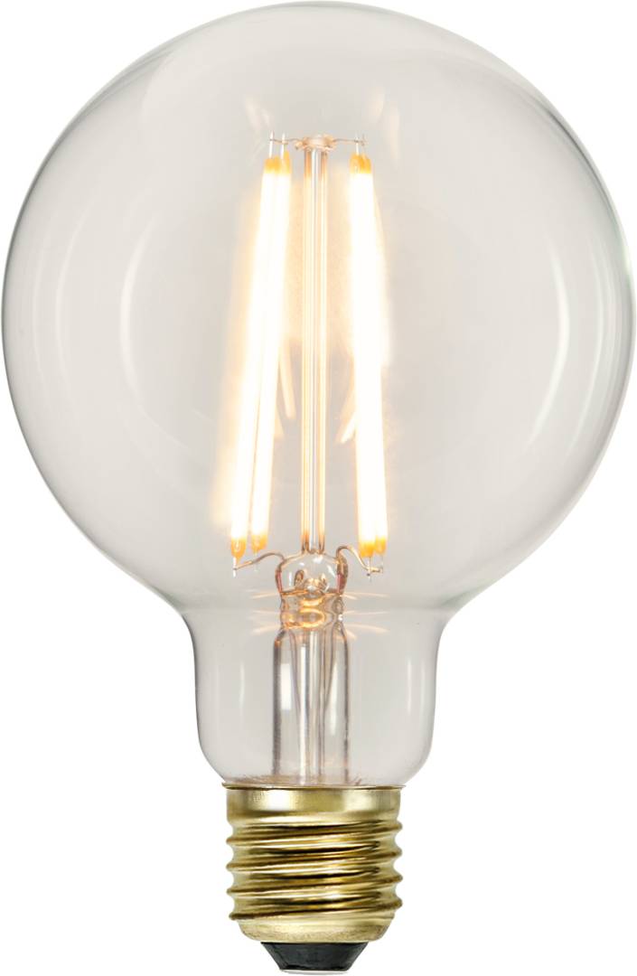 LED-lampa E27 G95 Soft Glow 3-stegsdimmer 2100K