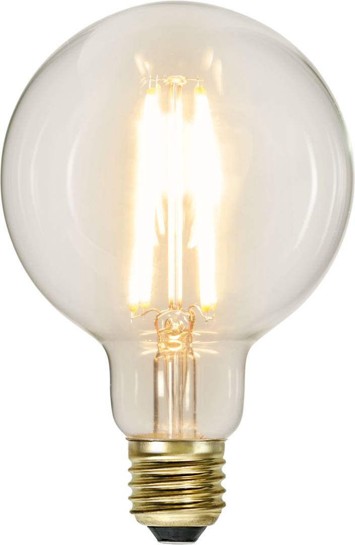 LED-lampa E27 G95 Soft Glow 3-stegsdimmer 2100K