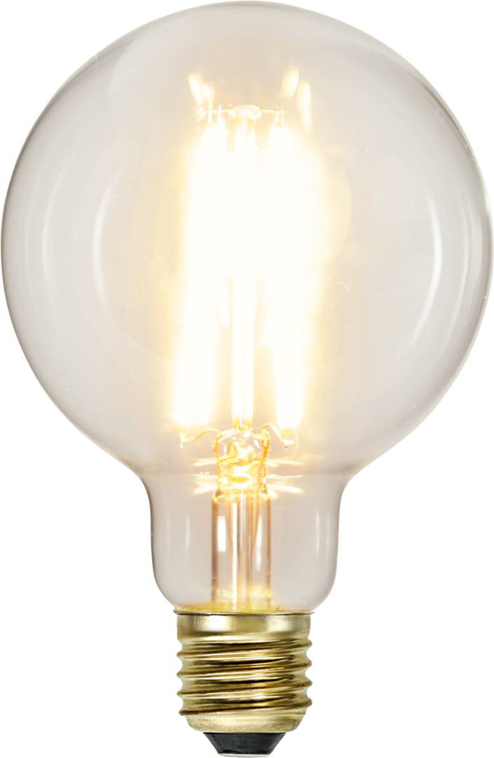 LED-lampa E27 G95 Soft Glow 3-stegsdimmer 2100K