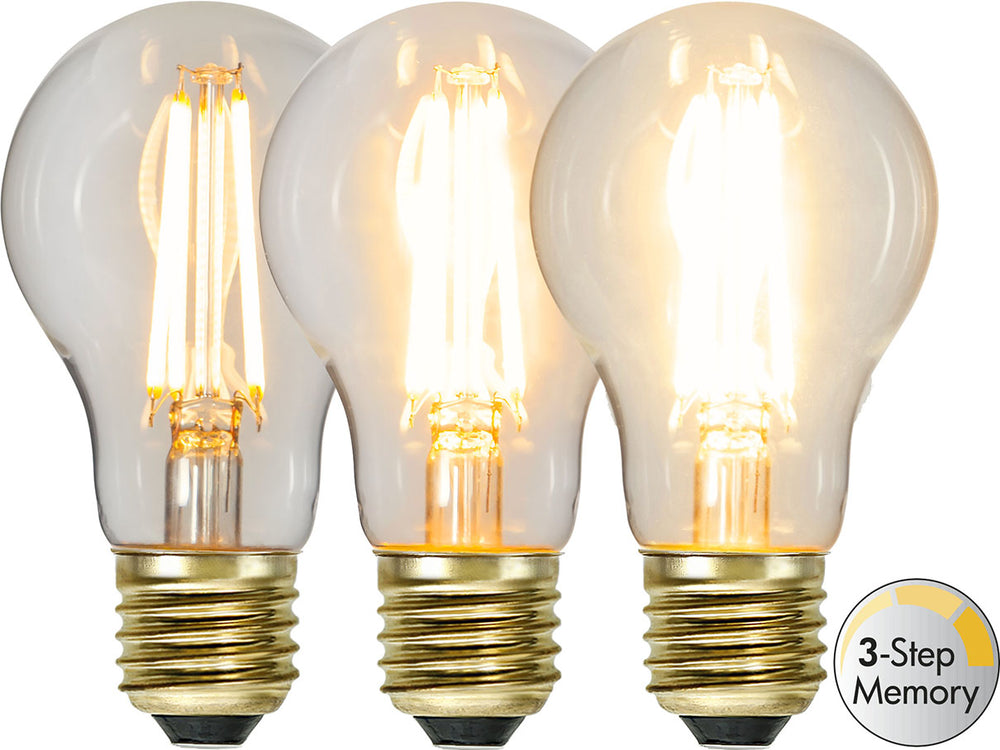Star trading LED-lamppu E27 A60 Soft Glow 3-step memory - E-store.fi