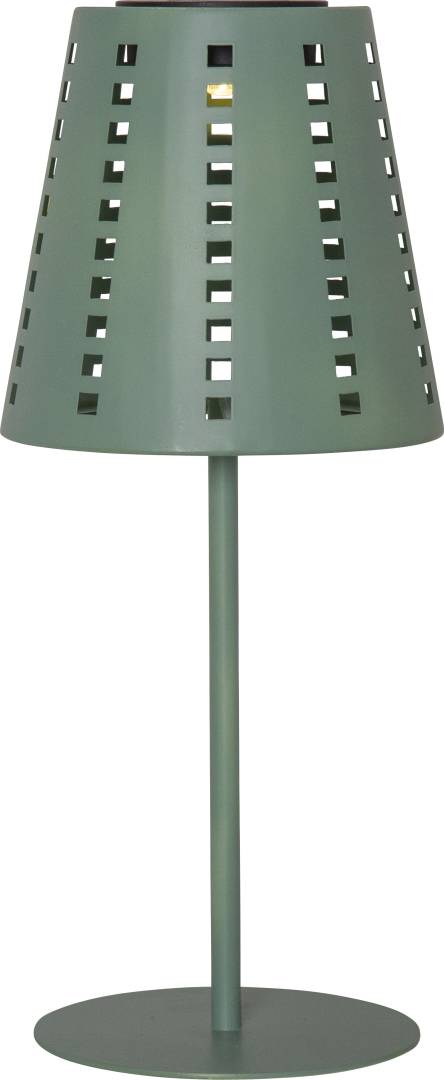 Sola aurinkokennopöytävalaisin 35 cm vihreä