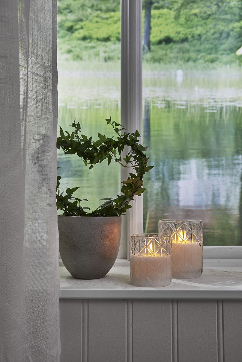 Star trading Flamme Romb LED-ljus klar 10 cm