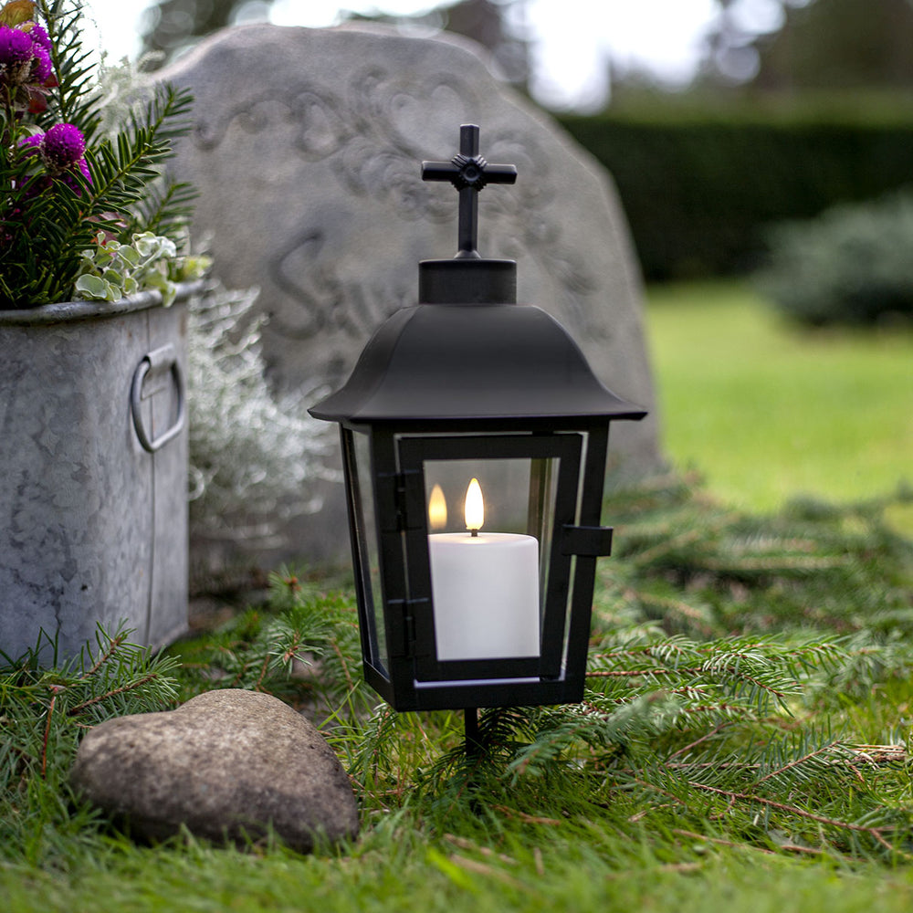 Flamme Paula LED-kynttilä 10cm valkoinen