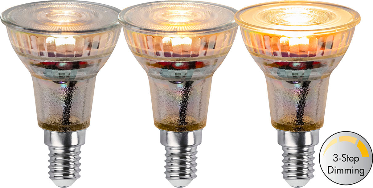 LED-lamppu E14 PAR16 Spotlight Glass 3-step 2700K