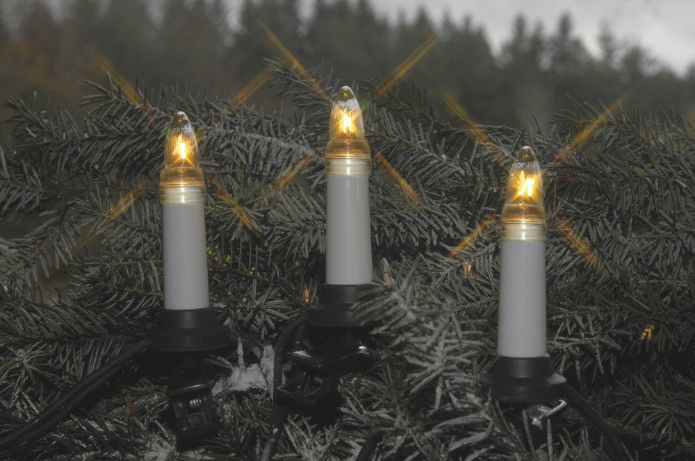 Olov 16-os. LED-kuusenkynttiläsarja ulkokäyttöön