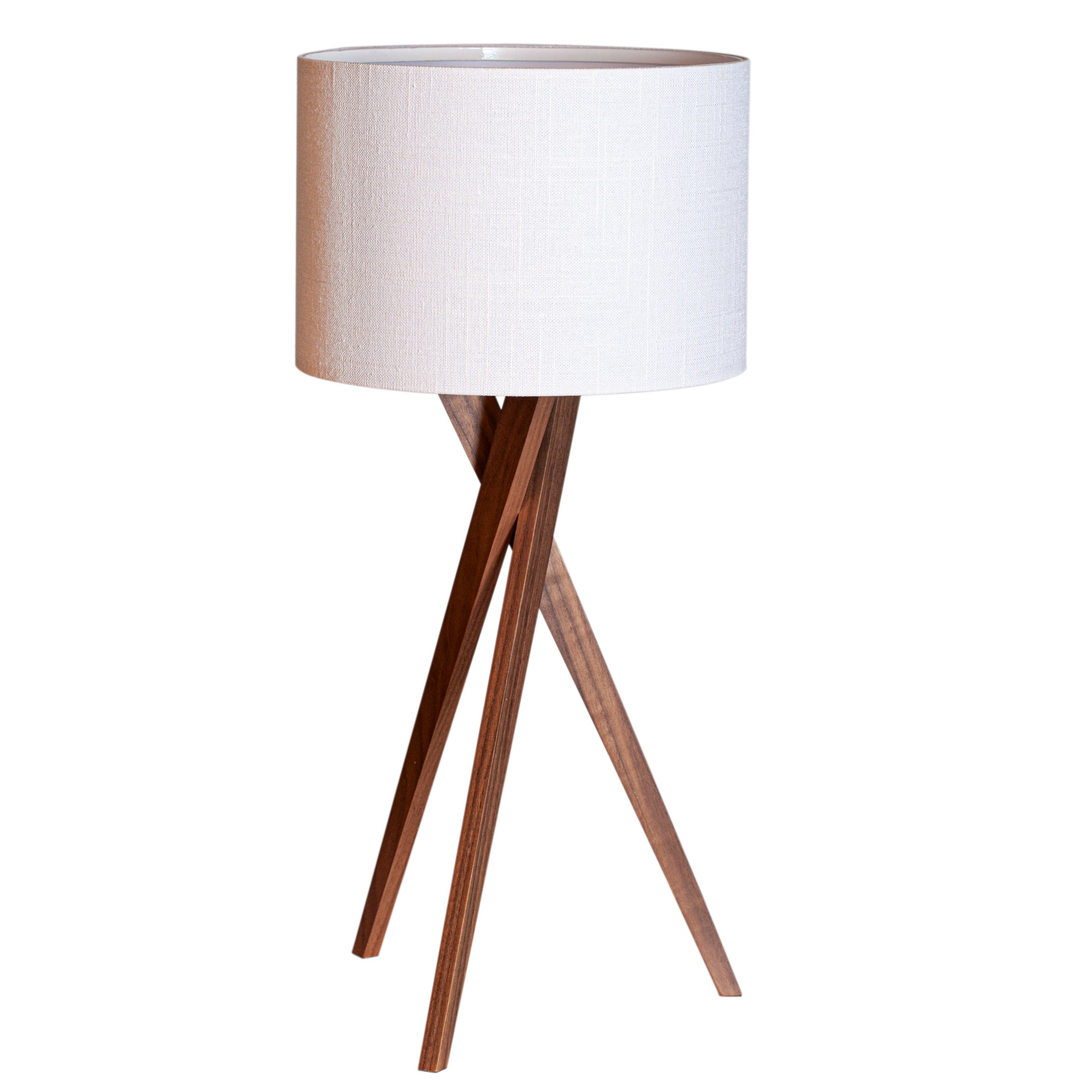 Vega pöytävalaisin pähkinä/valkoinen