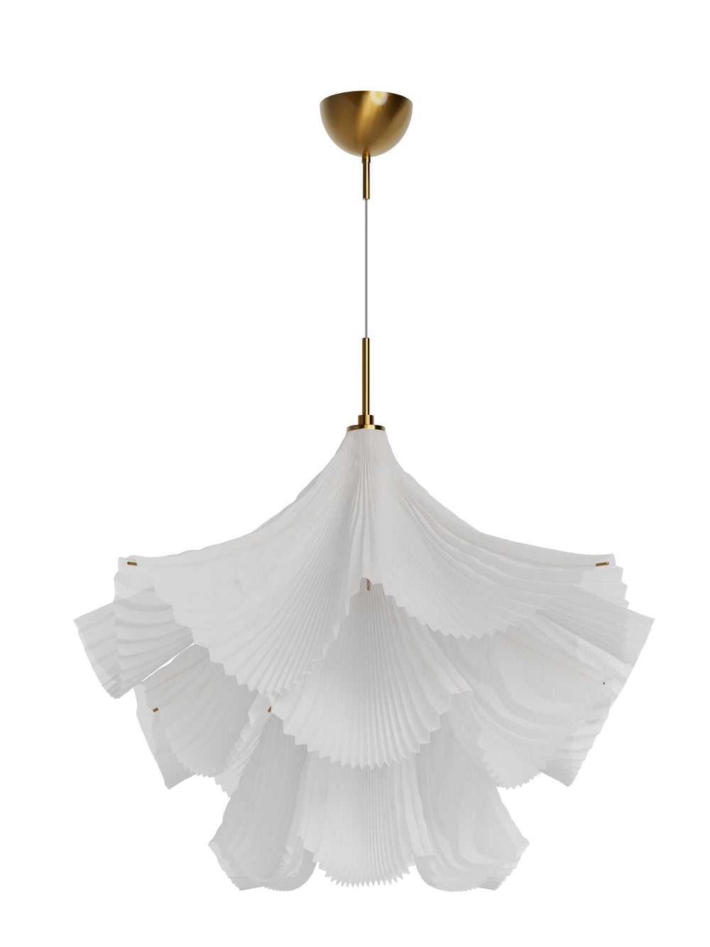 Juliette riippuvalaisin Ø75 valkoinen / messinki