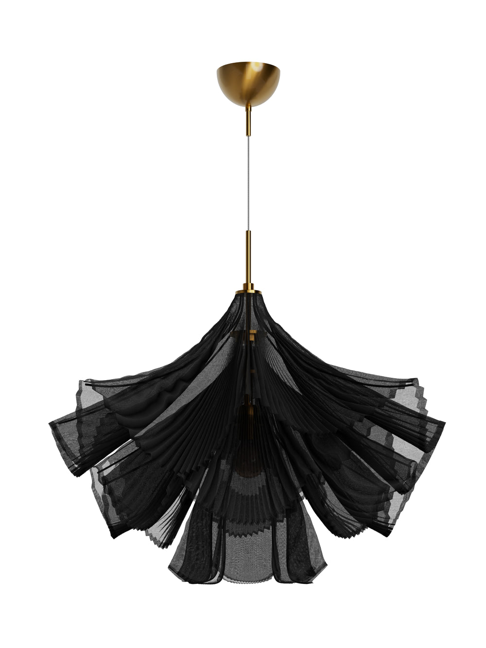 Juliette riippuvalaisin Ø75 musta / messinki