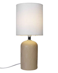 Archie pöytävalaisin, beige