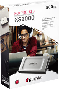 Kingston XS2000 -ulkoinen SSD-levy, 500 Gt – kuva 5
