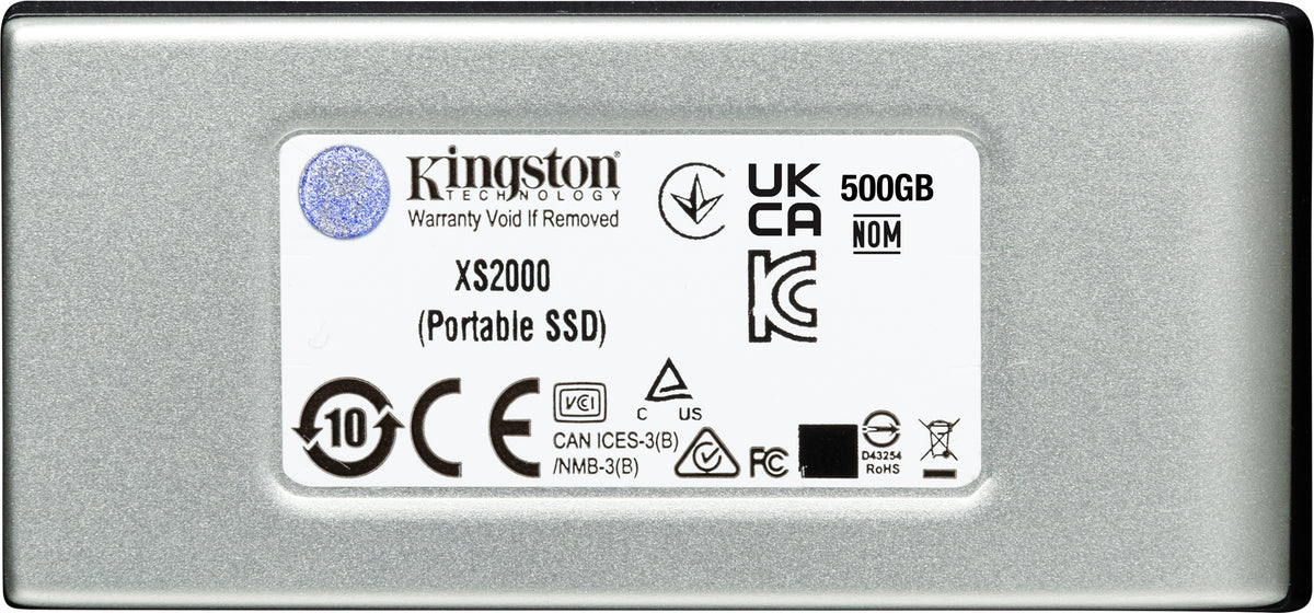 Kingston XS2000 -ulkoinen SSD-levy, 1 Tt – kuva 3