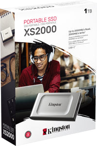 Kingston XS2000 -ulkoinen SSD-levy, 1 Tt – kuva 5