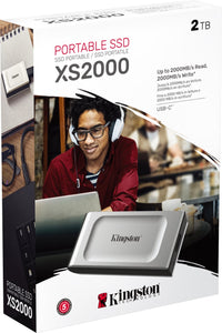 Kingston XS2000 -ulkoinen SSD-levy, 2 Tt – kuva 5