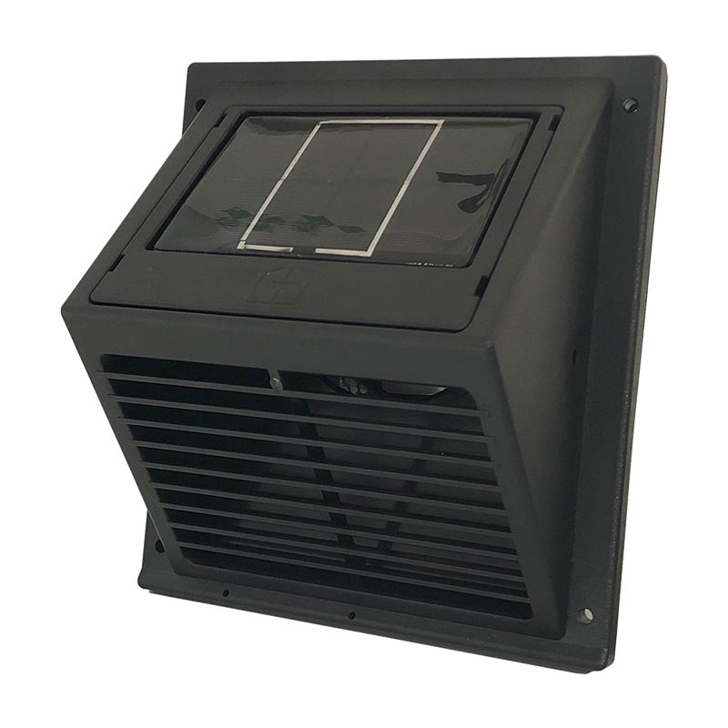 Aurinkotuuletin Minivent (kiinteä) musta - E-store.fi