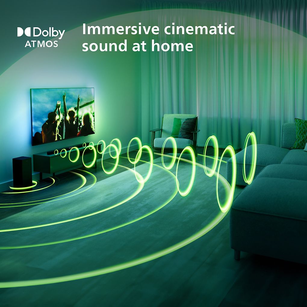 Philips TAB6309 2.1 Soundbar-ljudsystem