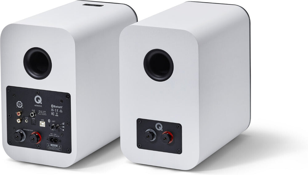 Q Acoustics M20 HD aktiivikaiuttimet, valkoinen – kuva 2