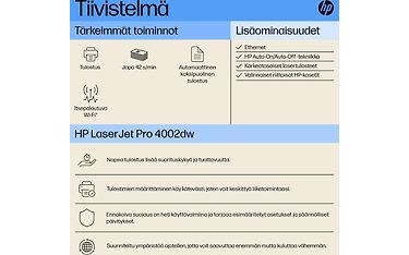 HP LaserJet Pro 4002dw -tulostin