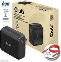 Club 3D CAC-1908EU Travel Charger 100 W GaN USB-C -virtalähde – kuva 1