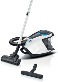 Bosch Series 8 ProSilence BGS7SIL1 -pölypussiton pölynimuri, valkoinen