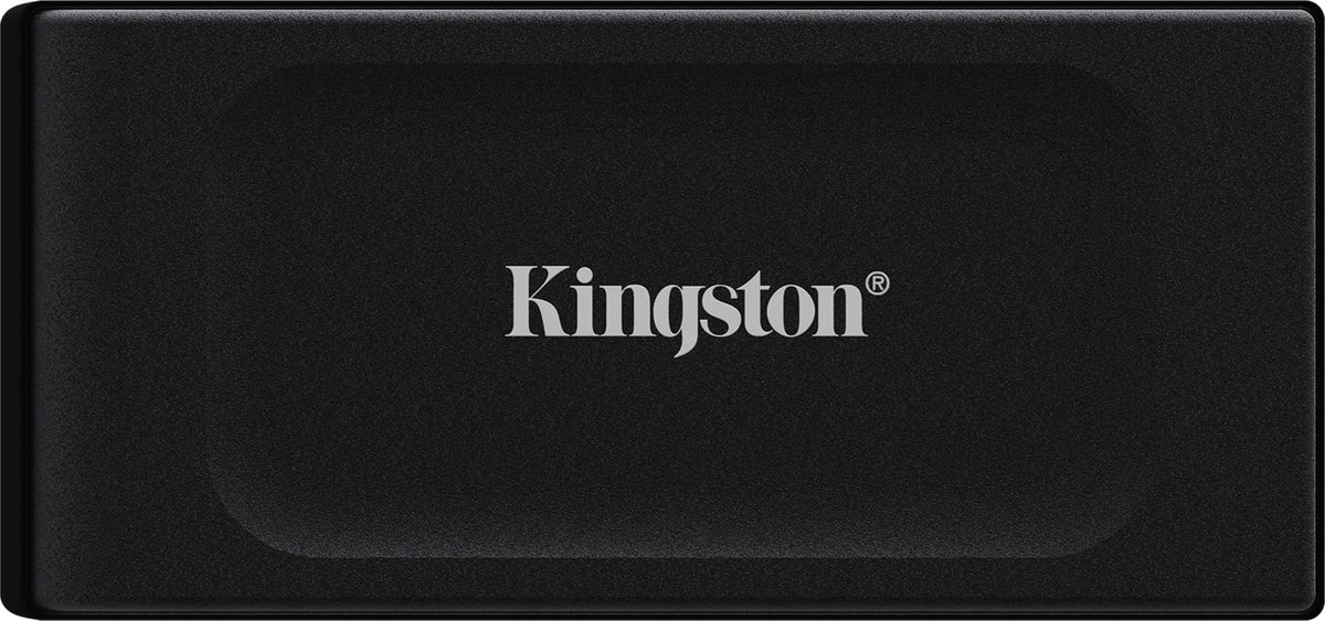 Kingston XS1000 -ulkoinen SSD-levy, 2 Tt, musta – kuva 2