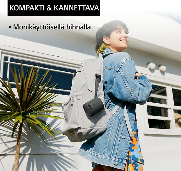 Sony SRS-XB100 Bluetooth-kaiutin, musta – kuva 4