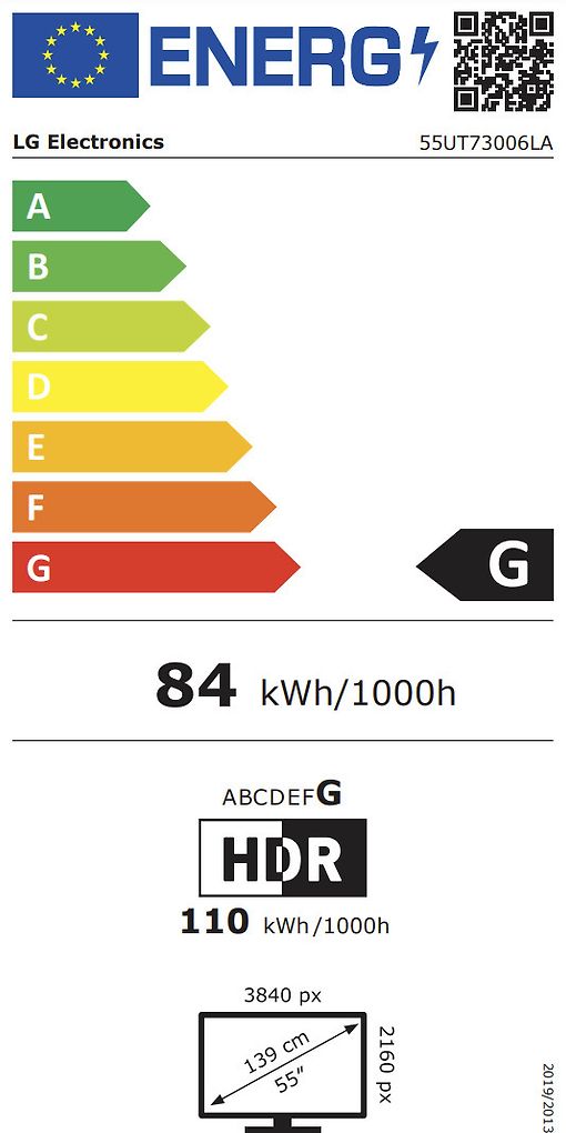 LG 55'' UT73 4K LED TV