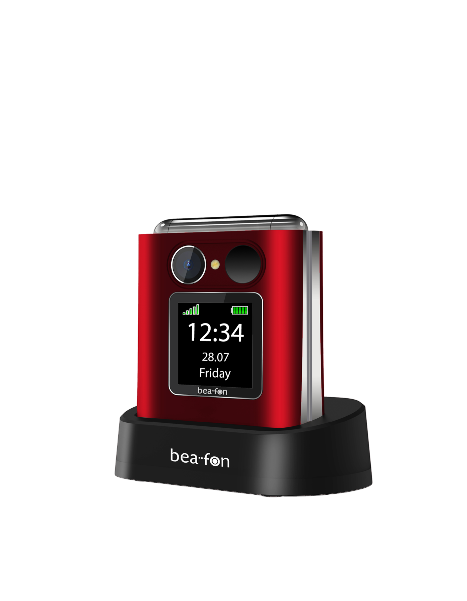 Beafon Fold 10 LTE 4G puhelin punainen