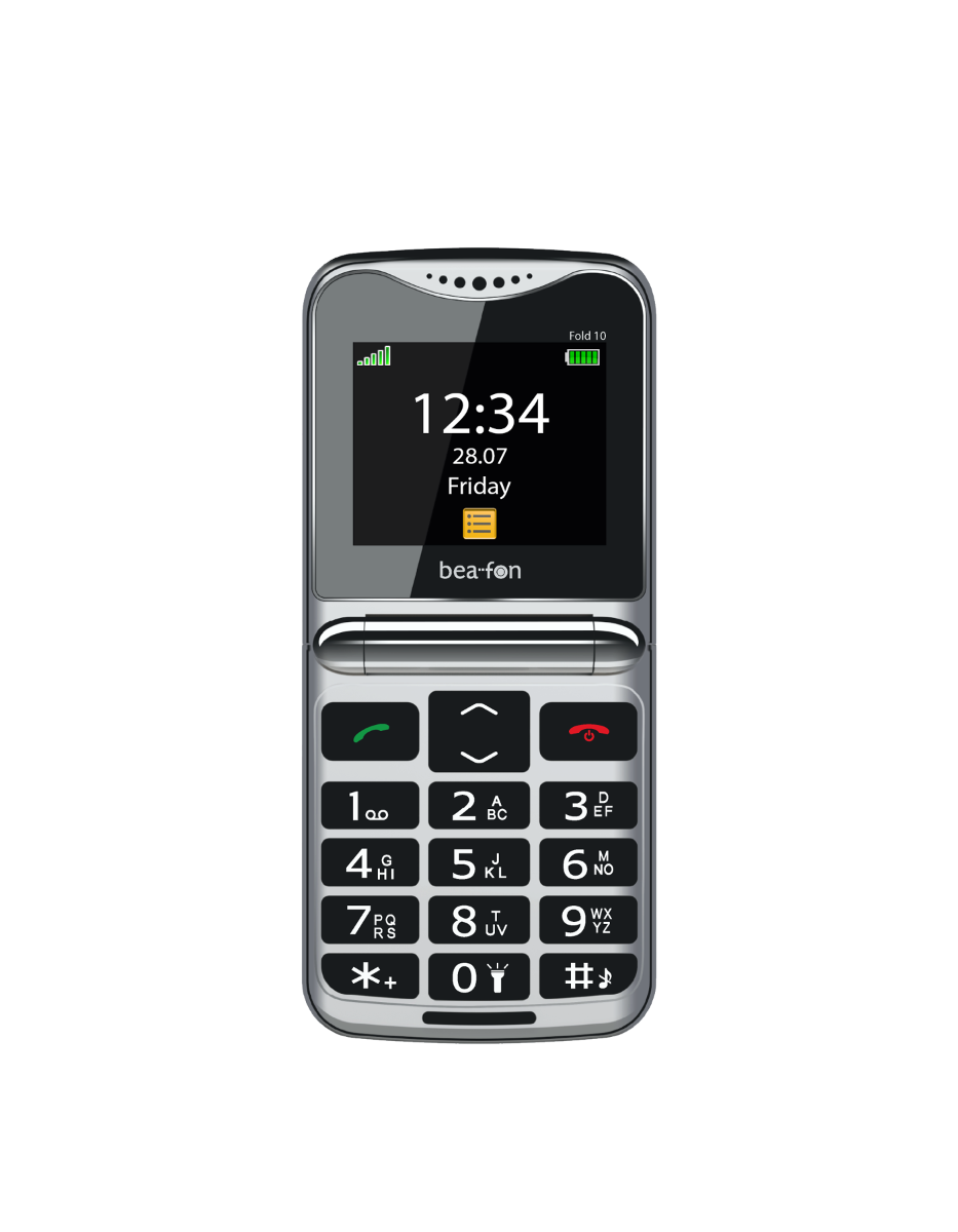 Beafon Fold 10 LTE 4G puhelin musta