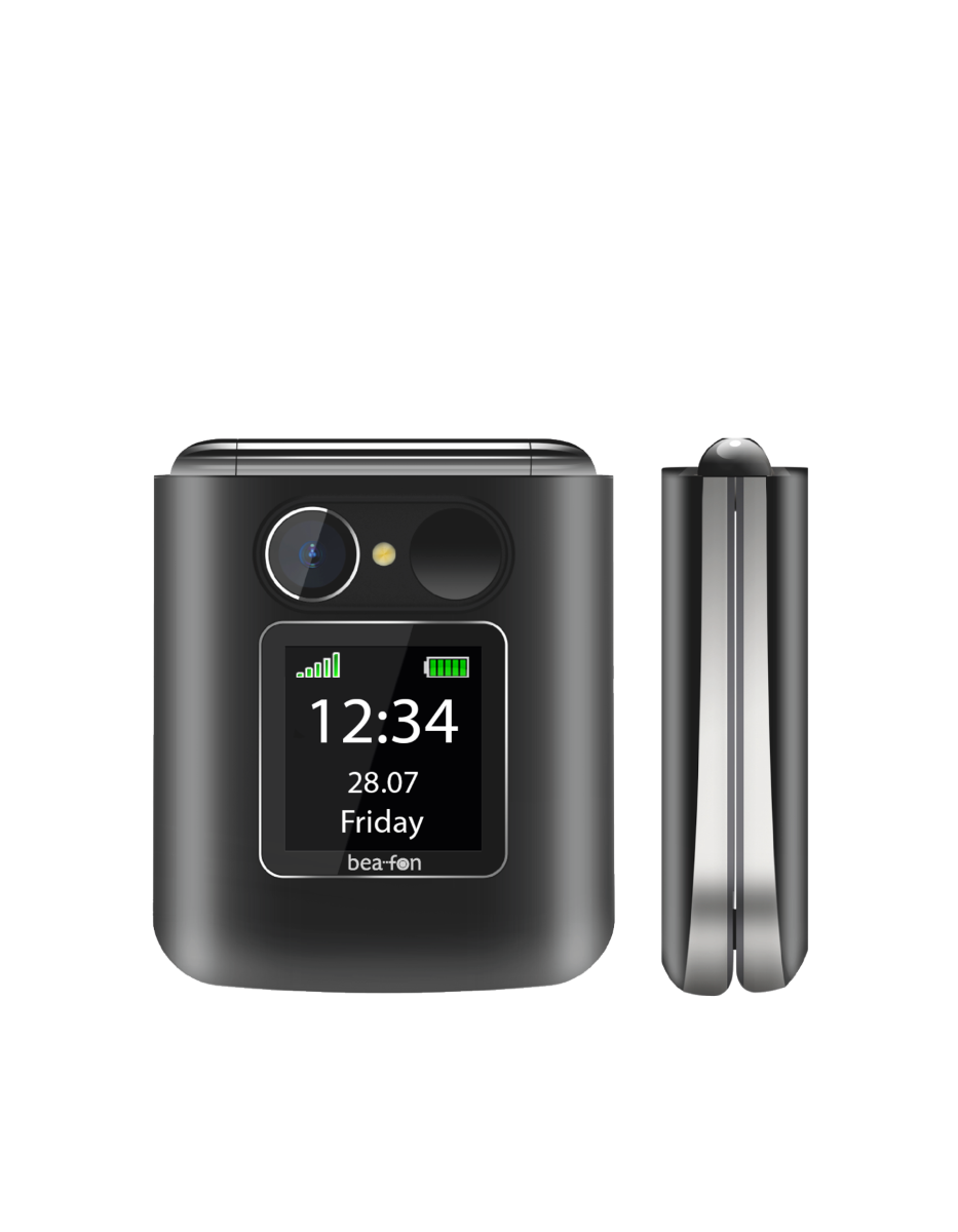 Beafon Fold 10 LTE 4G puhelin musta