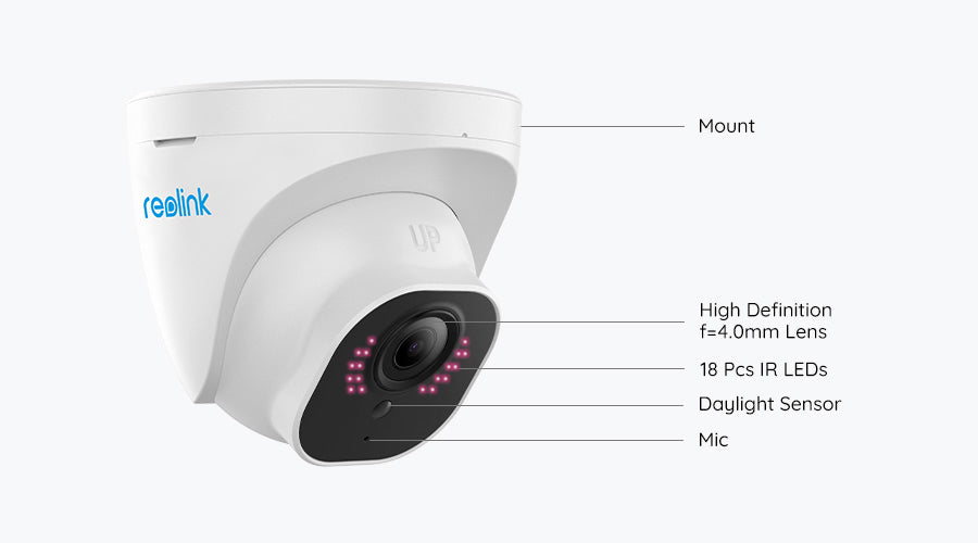 Reolink RLC-520A 5MP Easy Dome AI PoE ulkokamera