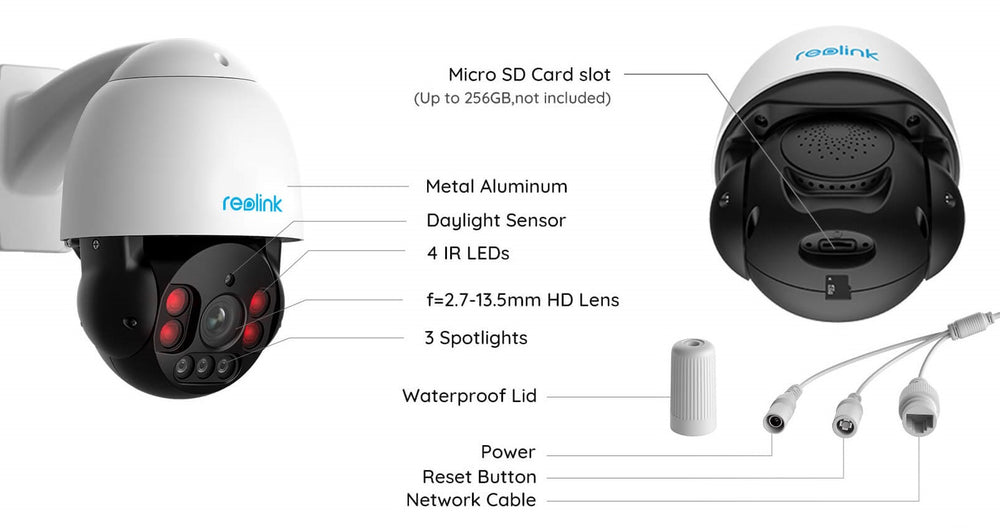 Reolink RLC-823A 8MP PTZ PoE+ auto-tracking kamera ulkokäyttöön