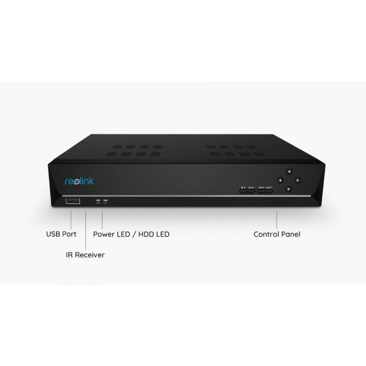 Reolink RLN16-410-4T NVR 4K UltraHD PoE-inspelare