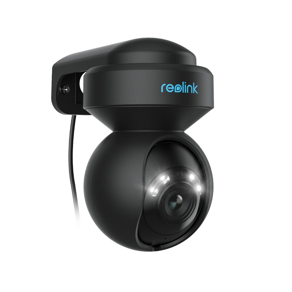 Reolink E1 Outdoor 5MP PTZ Auto Tracking AI WiFi-kamera med LED-strålkastare (svart)