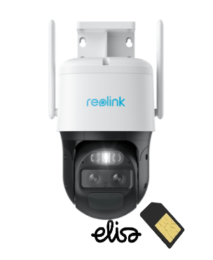 Reolink TrackMix LTE+SIM batteridriven 4MP PTZ Auto Tracking AI-kamera för utomhusbruk