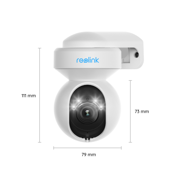 Reolink E1 Outdoor PoE 8MP PTZ Auto Tracking AI-kamera med LED-strålkastare