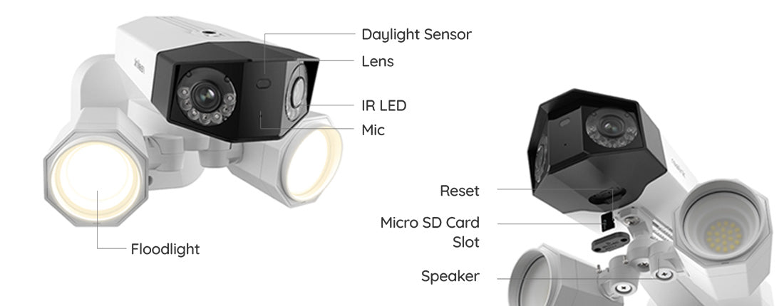 Reolink Duo Floodlight PoE+ 2x8MP AI ulkokamera LED-kohdevaloilla