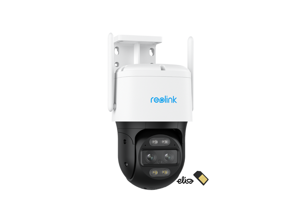 Reolink TrackMix Wired LTE+SIM 4MP PTZ Auto Tracking AI kamera ulkokäyttöön