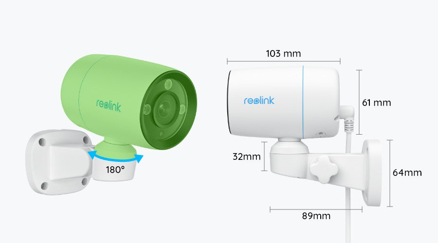 Reolink RLC-81PA 8MP bullet AI PAN PoE kamera ulkokäyttöön