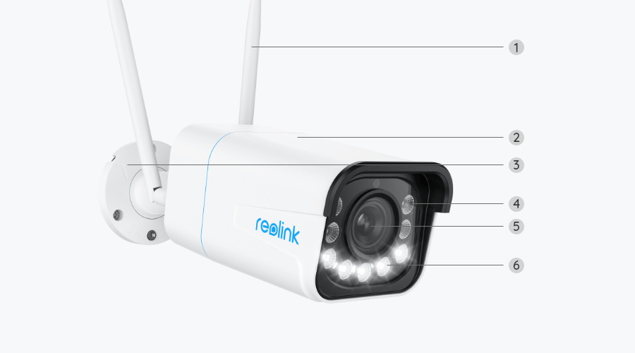 Reolink W430 8MP bullet AI WiFi 6 kamera optisella zoomilla ulkokäyttöön (RLC-811WA)