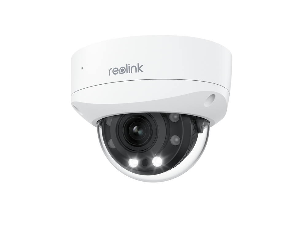 Reolink P437 8MP AI PoE Dome ulkokamera optisella zoomilla (RLC-843A)