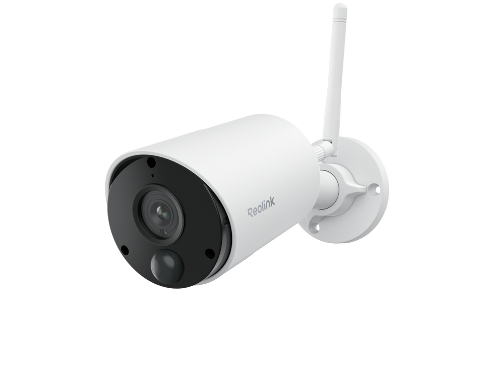 Reolink Argus Eco 3MP USB-C AI akkukäyttöinen WiFi kamera ulkokäyttöön (valkoinen)