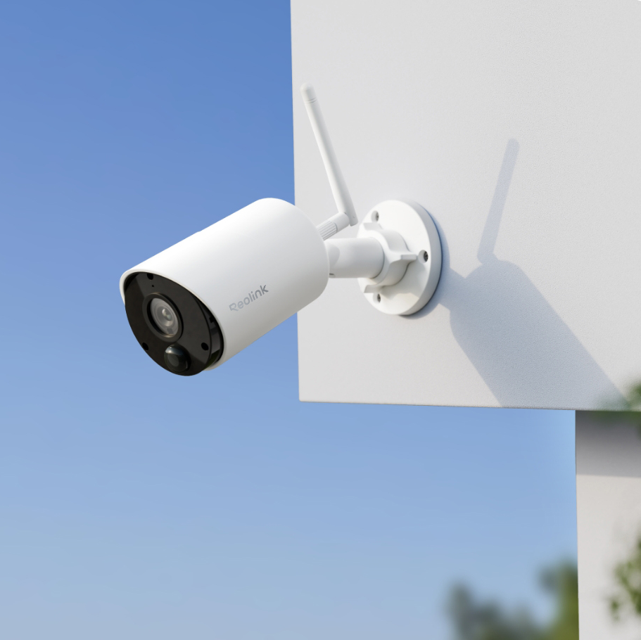 Reolink Argus Eco 3MP USB-C AI akkukäyttöinen WiFi kamera ulkokäyttöön (valkoinen)