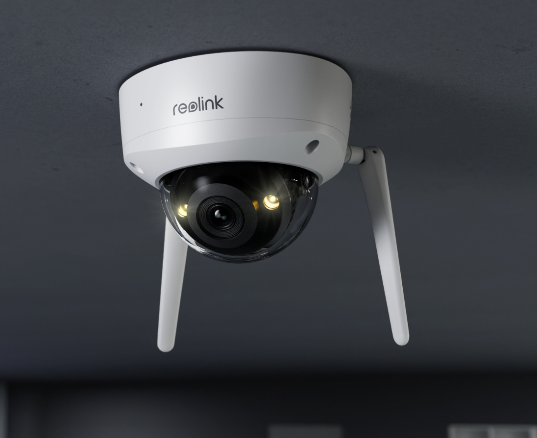 Reolink W437 8MP AI WiFi 6 kupol utomhuskamera med optisk zoom (RLC-843WA)