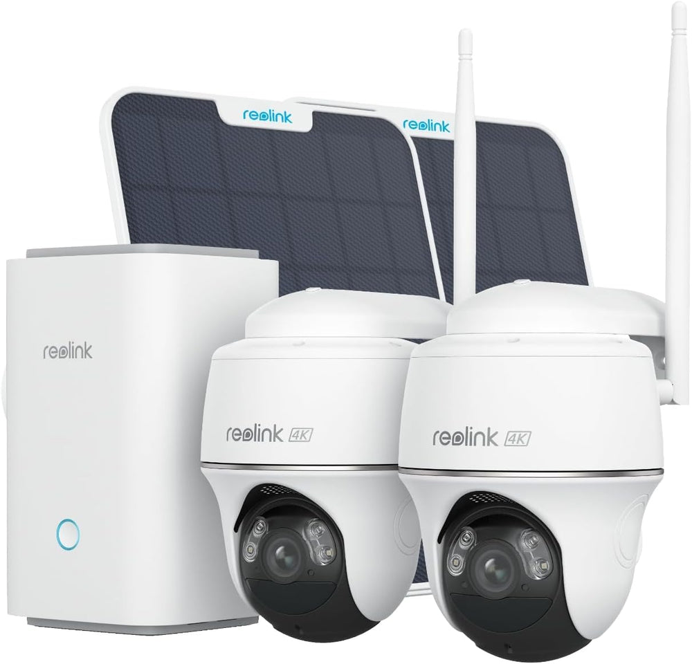 Reolink Home Hub Kit (2 kpl Argus PT Ultra aurinkopaneelilla)